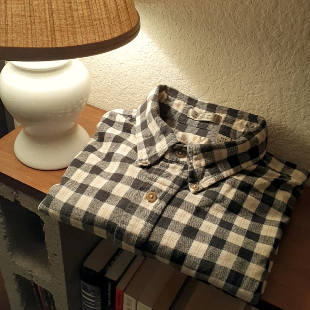 Vintage Plaid Flannel XLT Button Down
